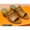 Hermes Roulis Buckle Camilla Mules Brown