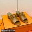 Hermes Roulis Buckle Camilla Mules Brown