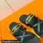 Hermes Roulis Buckle Claire Sandals Black