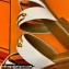 Hermes Roulis Buckle Claire Sandals White
