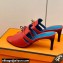 Hermes Kelly Buckle Cute Sandals Red