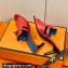 Hermes Kelly Buckle Cute Sandals Red