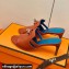 Hermes Kelly Buckle Cute Sandals Rouge Clay