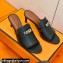 Hermes Kelly Buckle Cute Sandals Black