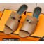 Hermes Kelly Buckle Cute Sandals Brown