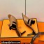 Hermes Kelly Buckle Cute Sandals Brown