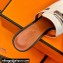 Hermes Kelly Buckle Cute Sandals White