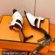 Hermes Kelly Buckle Cute Sandals White