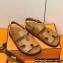 Hermes Original Calfskin Takara Sandals Brown
