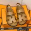 Hermes Original Calfskin Takara Sandals Brown
