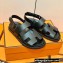 Hermes Original Calfskin Takara Sandals Black