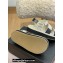 Chanel CC Logo Suede Velcro Sandals White 2022