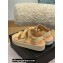Chanel CC Logo Suede Velcro Sandals Beige 2022