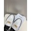 Celine Fringes Margaret Loafers With Triomphe Chain In Polished Bull White 2022