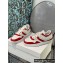 Celine Trainer Low Lace-up Sneakers In Calfskin White/Red 2022