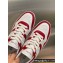 Celine Trainer Low Lace-up Sneakers In Calfskin White/Red 2022