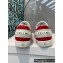 Celine Trainer Low Lace-up Sneakers In Calfskin White/Red 2022