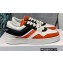 Celine Trainer Low Lace-up Sneakers In Calfskin White/Black/Orange 2022