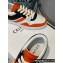 Celine Trainer Low Lace-up Sneakers In Calfskin White/Black/Orange 2022