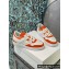Celine Trainer Low Lace-up Sneakers In Calfskin White/Orange 2022
