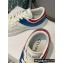 Celine Trainer Low Lace-up Sneakers In Calfskin White/Red/Blue 2022