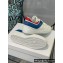 Celine Trainer Low Lace-up Sneakers In Calfskin White/Red/Blue 2022