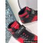 Celine High Sneakers Ct-03 With Velcro In Calfskin Black/Red 2022