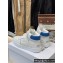 Celine Ct-01 "z" Trainer High Top Sneakers In Calfskin White/Blue 2022