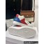 Celine Ct-02 Mid Sneakers With Velcro In Calfskin White/Red/Blue 2022