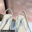 Prada Mesh fabric slingback pumps Green 2022