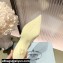 Prada Mesh fabric slingback pumps Yellow 2022