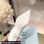 Prada Mesh fabric slingback pumps White 2022