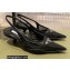 Prada Mesh fabric slingback pumps Black 2022