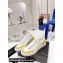 Chanel Canvas and Suede Sneakers White/Yellow 2022