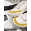 Chanel Canvas and Suede Sneakers White/Yellow 2022