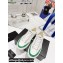 Chanel Canvas and Suede Sneakers White/Green 2022