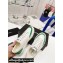 Chanel Canvas and Suede Sneakers White/Green 2022