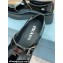 Prada Brushed Leather T-strap shoes Patent Black 2022