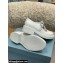 Prada Brushed Leather T-strap shoes White 2022