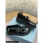 Prada Brushed Leather T-strap shoes Black 2022