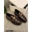 Celine Fringes Margaret Loafers With Triomphe Chain In Polished Bull Burgundy 2022