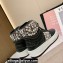 Jimmy Choo HAWAII HI TOP/F Trainers Sneakers Black with Crystal Embellishment 2022