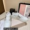 Jimmy Choo HAWAII LOW TOP/F Trainers Sneakers White with Crystal Embellishment 2022