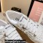 Jimmy Choo HAWAII LOW TOP/F Trainers Sneakers White with Crystal Embellishment 2022