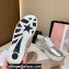 Jimmy Choo HAWAII LOW TOP/F Trainers Sneakers Silver with Crystal Embellishment 2022