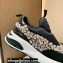 Jimmy Choo MEMPHIS/F Trainers Sneakers Black with Crystal Embellishment 2022