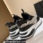 Jimmy Choo MEMPHIS/F Trainers Sneakers Black with Crystal Embellishment 2022