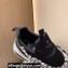 Jimmy Choo MEMPHIS/F Trainers Sneakers Black with Crystal Embellishment 2022