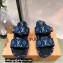 Louis Vuitton Monogram Velvet Jumbo Flatform Mules Dark Blue 2022