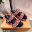 Louis Vuitton Monogram Velvet Jumbo Flatform Mules Pink 2022